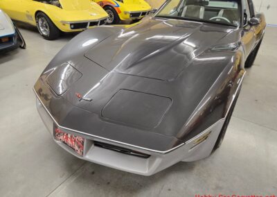 1981 Charcoal Corvette Silver Int T Top