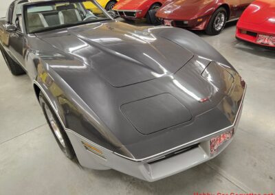 1981 Charcoal Corvette Silver Int T Top