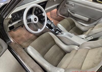 1981 Charcoal Corvette Silver Int T Top