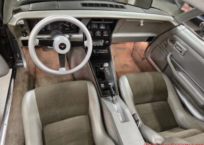 1981 Charcoal Corvette Silver Int T Top
