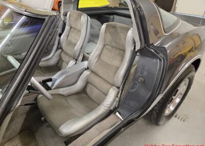 1981 Charcoal Corvette Silver Int T Top
