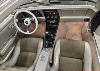 1981 Charcoal Corvette Silver Int T Top