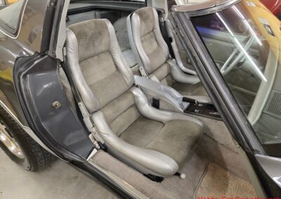 1981 Charcoal Corvette Silver Int T Top