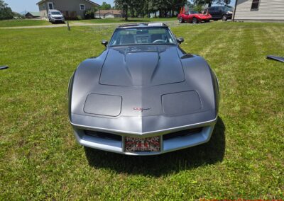 1981 Charcoal Corvette Silver Int T Top