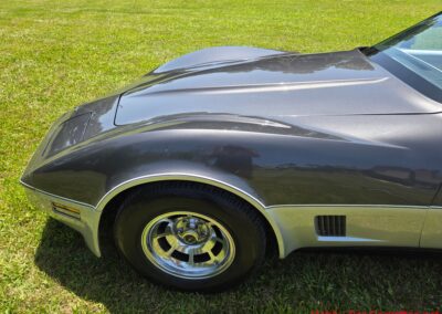 1981 Charcoal Corvette Silver Int T Top