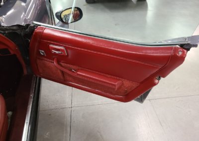 1981 Charcoal Corvette Dark Red Interior For Sale
