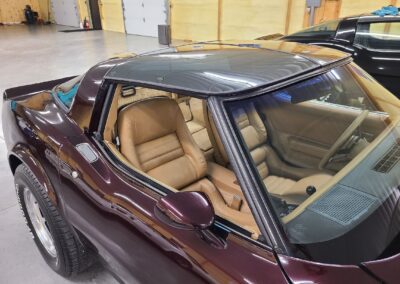 1981 Dark Claret Corvette T Top