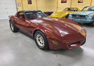 1981 Dark Bronze Corvette 4spd For Sale