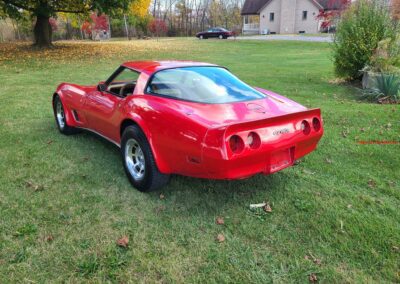 1981 Red Corvette Camel Interior Manual For Sale