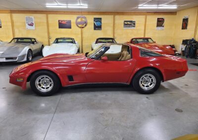 1981 Red Corvette Camel Interior Manual For Sale