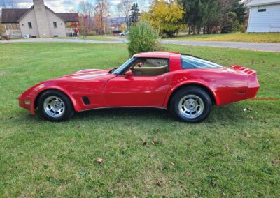 1981 Red Corvette Camel Interior Manual For Sale