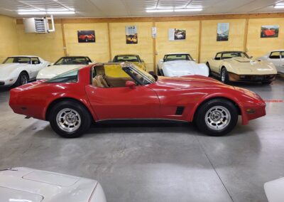 1981 Red Corvette Camel Interior Manual For Sale