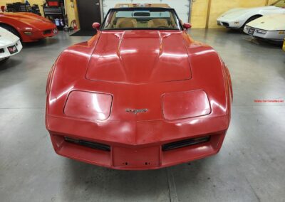 1981 Red Corvette Camel Interior Manual For Sale