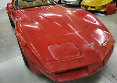 1981 Red Corvette Camel Interior Manual For Sale