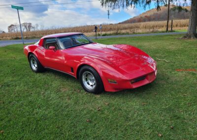 1981 Red Corvette Camel Interior Manual For Sale