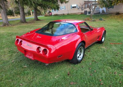 1981 Red Corvette Camel Interior Manual For Sale