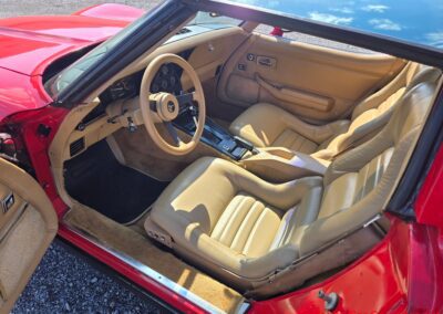 1981 Red C3 Corvette Camel Interior For Sale
