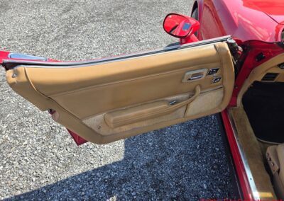 1981 Red C3 Corvette Camel Interior For Sale