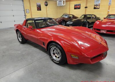 1981 Red C3 Corvette Camel Interior For Sale