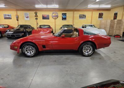 1981 Red C3 Corvette Camel Interior For Sale