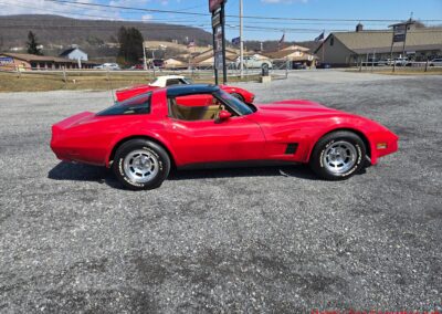 1981 Red C3 Corvette Camel Interior For Sale