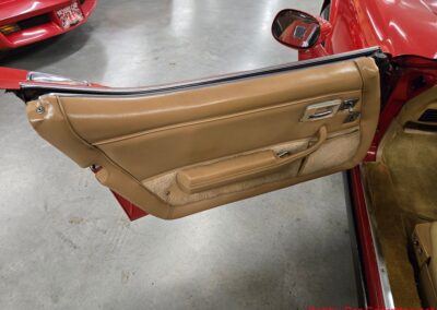 1981 Red C3 Corvette Camel Interior For Sale