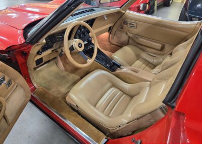 1981 Red C3 Corvette Camel Interior For Sale