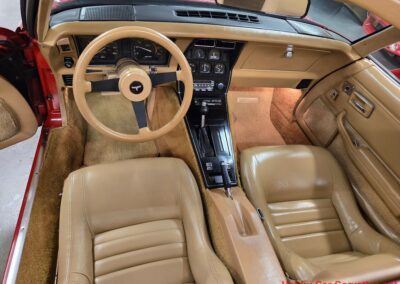 1981 Red C3 Corvette Camel Interior For Sale