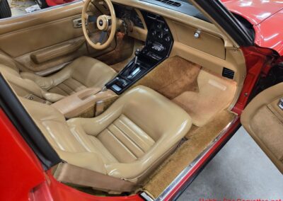 1981 Red C3 Corvette Camel Interior For Sale