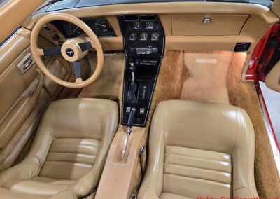 1981 Red C3 Corvette Camel Interior For Sale