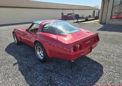 1981 Red C3 Corvette Camel Interior For Sale