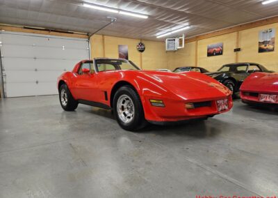 1981 Red 383 Stroker 4spd Corvette Camel Leather Interior For Sale