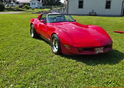 1981 Red Corvette Automatic For Sale