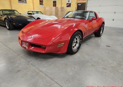 1981 Red Corvette Automatic For Sale
