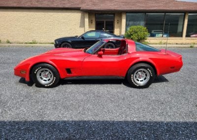 1981 Red Red Corvette Automatic For Sale