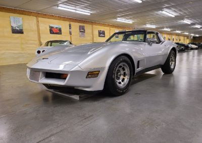 1981 Silver Corvette For Sale