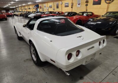 1981 White Corvette 4spd Black Interior T Top