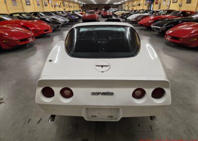 1981 White Corvette 4spd Black Interior T Top