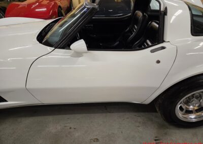 1981 White Corvette 4spd Black Interior T Top