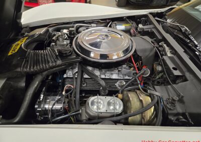 1981 White Corvette 4spd Black Interior T Top