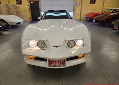 1981 White Corvette 4spd Black Interior T Top