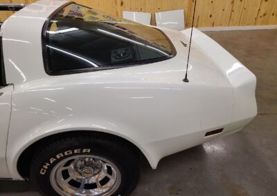 1981 White Corvette 4spd Black Interior T Top