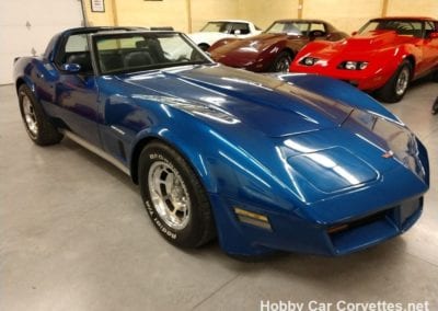 1982 Blue Blue Corvette For Sale