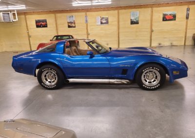 1982 Bright Blue Corvette For Sale
