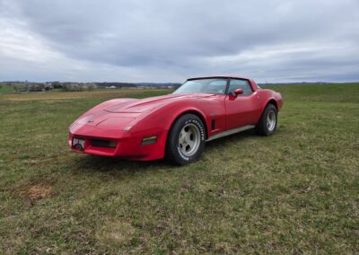 1982 Red Corvette Gray Interior For Sale