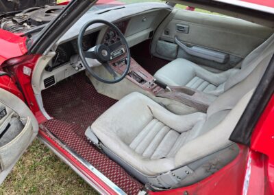 1982 Red Corvette Gray Interior For Sale