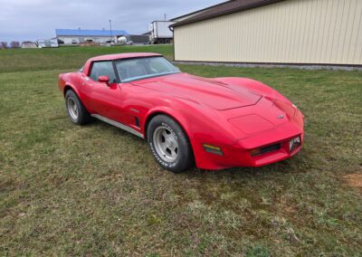 1982 Red Corvette Gray Interior For Sale