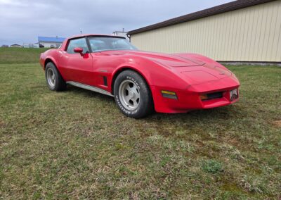 1982 Red Corvette Gray Interior For Sale