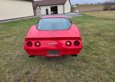 1982 Red Corvette Gray Interior For Sale