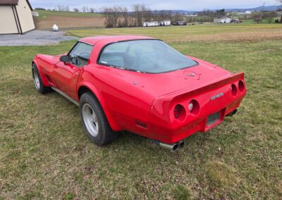 1982 Red Corvette Gray Interior For Sale